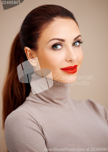 Image of Beautiful glamorous young woman