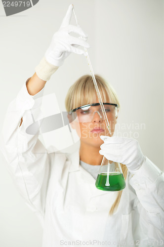 Image of Female in lab