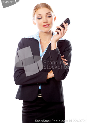 Image of Blond Businesswoman