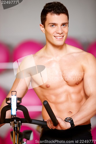 Image of Man at the gym