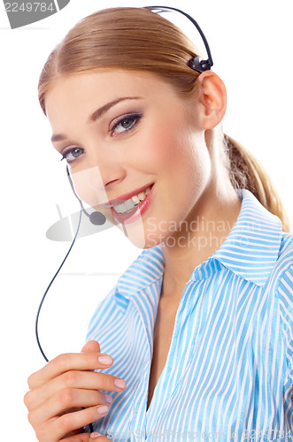 Image of Blond Businesswoman