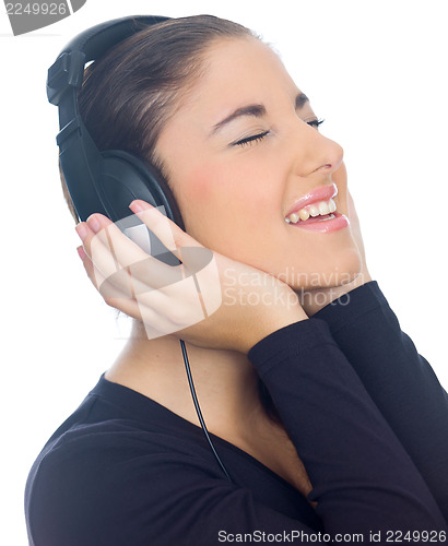 Image of Girl with headphones