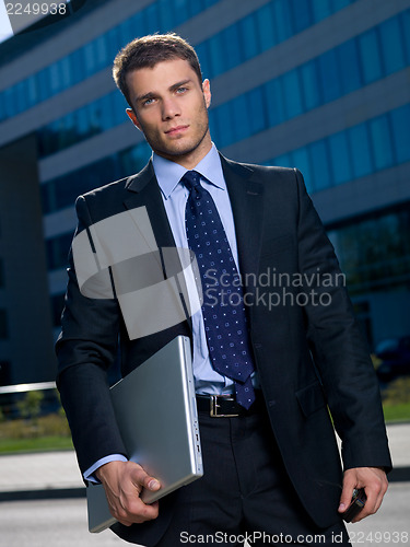 Image of Outdoor Businessman