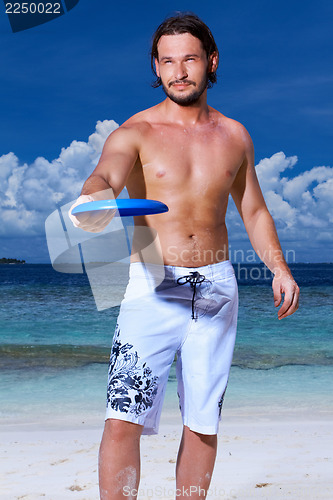 Image of Handsome Man at Maldives