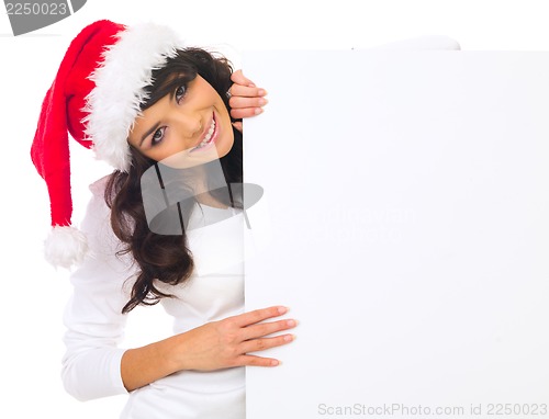 Image of Christmas chick with board