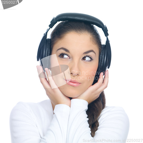 Image of Girl with headphones