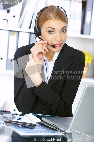 Image of Business Woman in Office