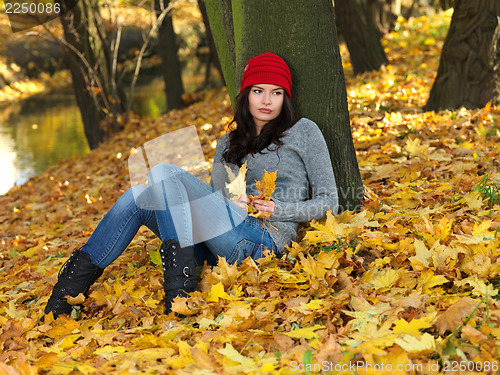 Image of Beauty during autumn