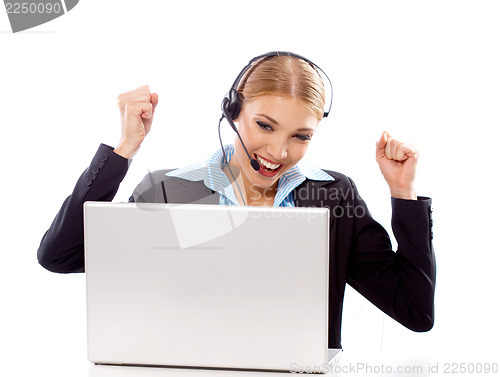 Image of Blond Businesswoman