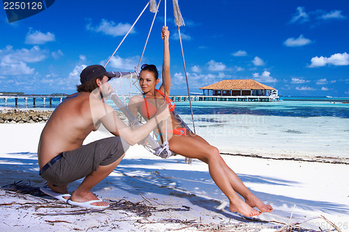 Image of Couple at Maldives