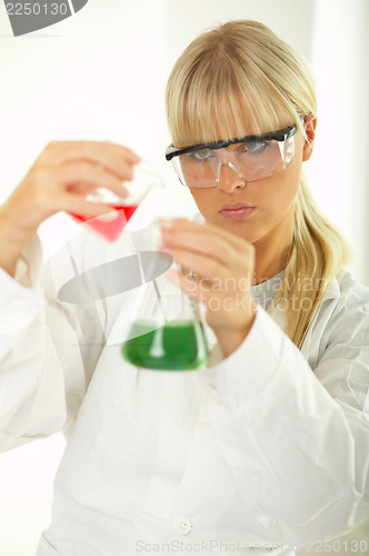 Image of Female in lab