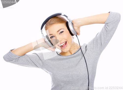 Image of Girl with headphones