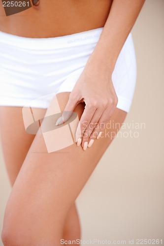 Image of Close up of female fitness body