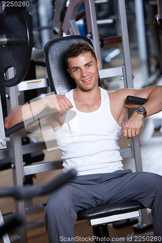 Image of Man at the gym