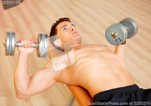 Image of Man at the gym