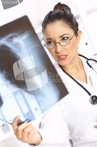 Image of Female doctor in surgery