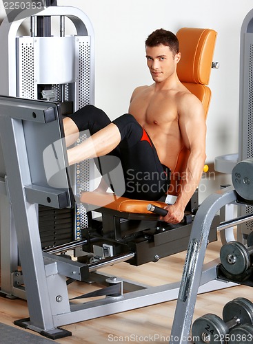 Image of Man at the gym