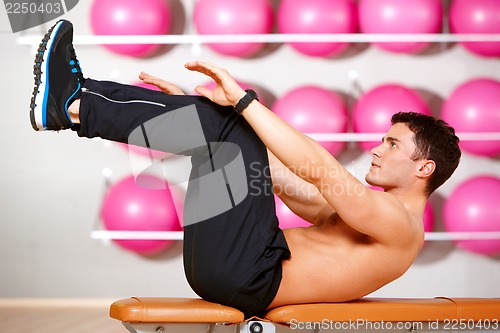Image of Man at the gym