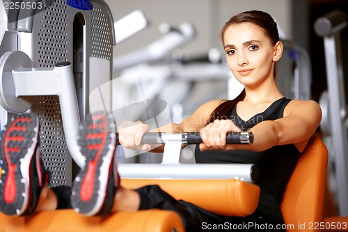 Image of Woman at the gym