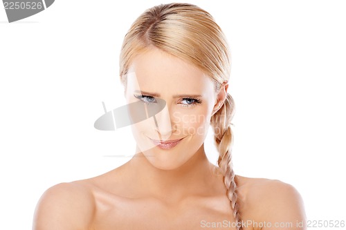 Image of Beauty portrait of blond woman