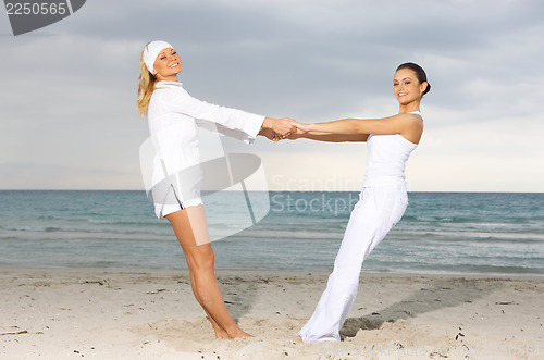 Image of Friends at the beach