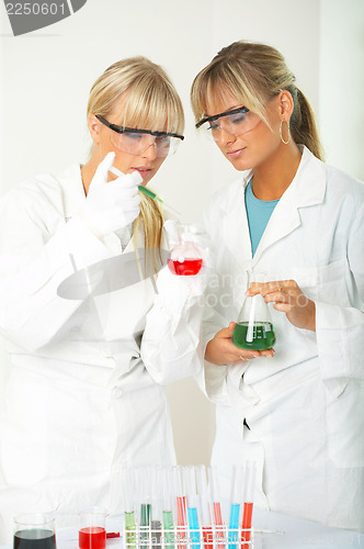 Image of Female in lab
