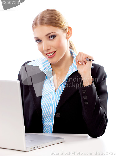 Image of Blond Businesswoman