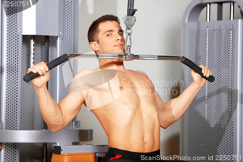 Image of Man at the gym