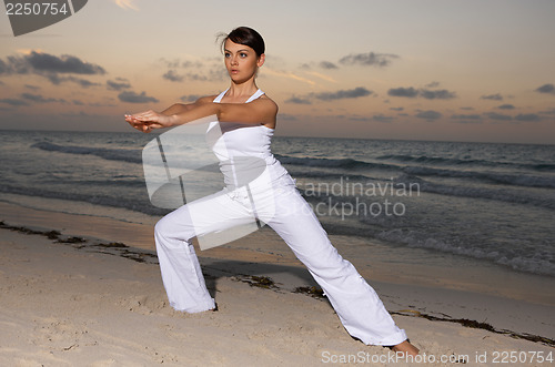 Image of Fitness at sunset