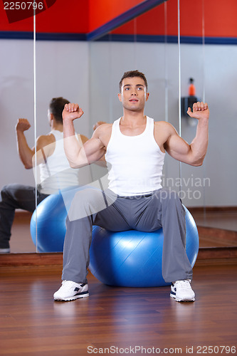 Image of Man at the gym