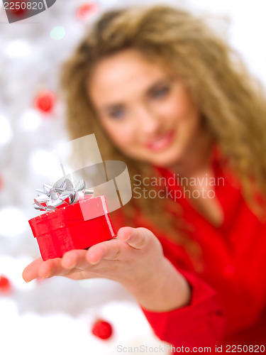 Image of Christmas Blond Chick