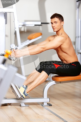 Image of Man at the gym