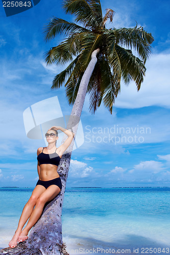 Image of Woman at Maldives