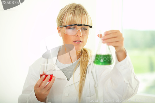 Image of Female in lab