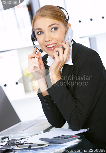 Image of Business Woman in Office