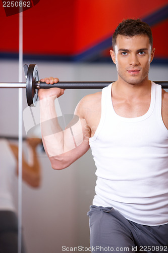 Image of Man at the gym