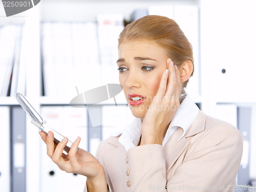 Image of Business Woman in Office