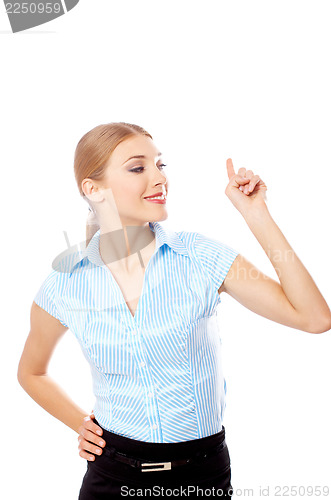 Image of Blond Businesswoman