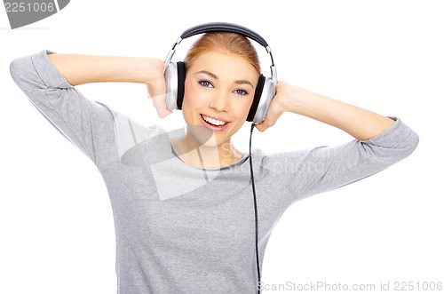 Image of Girl with headphones