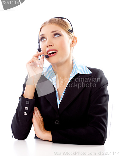 Image of Blond Businesswoman