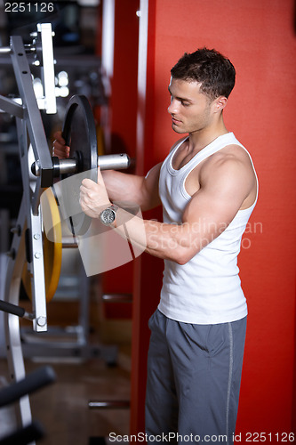 Image of Man at the gym