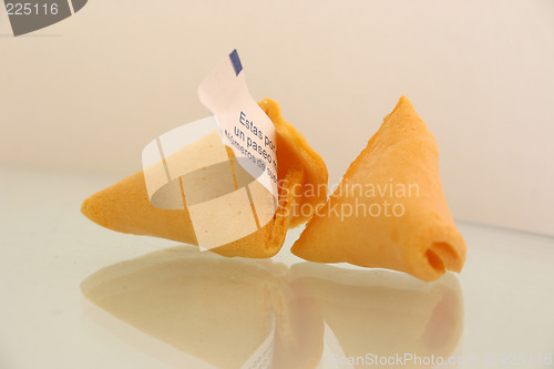 Image of open fortune cookie