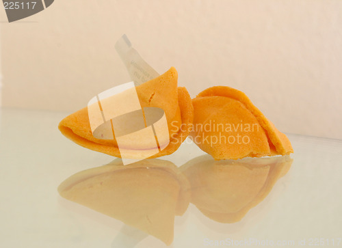 Image of open fortune cookie