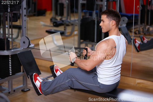 Image of Man at the gym