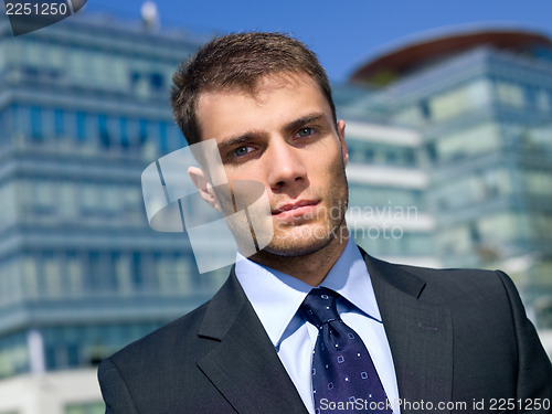 Image of Outdoor Businessman
