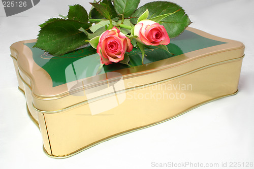 Image of roses and chocolates