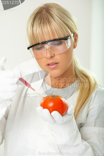 Image of Female in lab