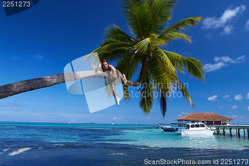 Image of Man on Palm