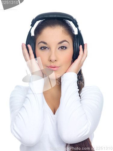 Image of Girl with headphones