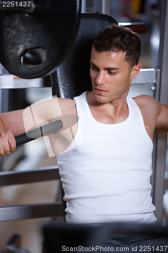 Image of Man at the gym